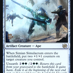 Simian Simulacrum (PRE-205S) - The Brothers' War Promos Foil