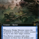 Sludge Monster (MID-340) - Innistrad: Midnight Hunt: (Extended Art)