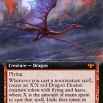 Manaform Hellkite (VOW-380) - Innistrad: Crimson Vow: (Extended Art)