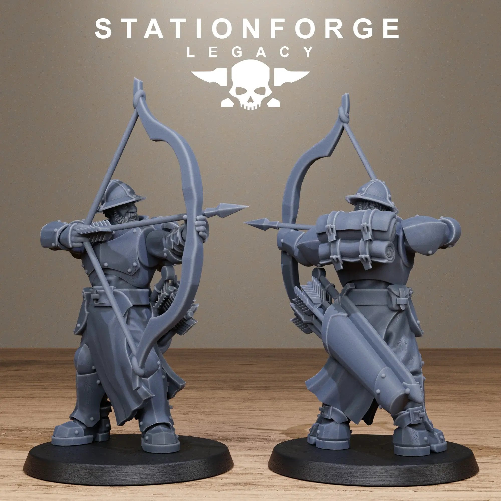 3D Printed Solaris Archers by Stationforge Miniatures by Last Hope Miniatures