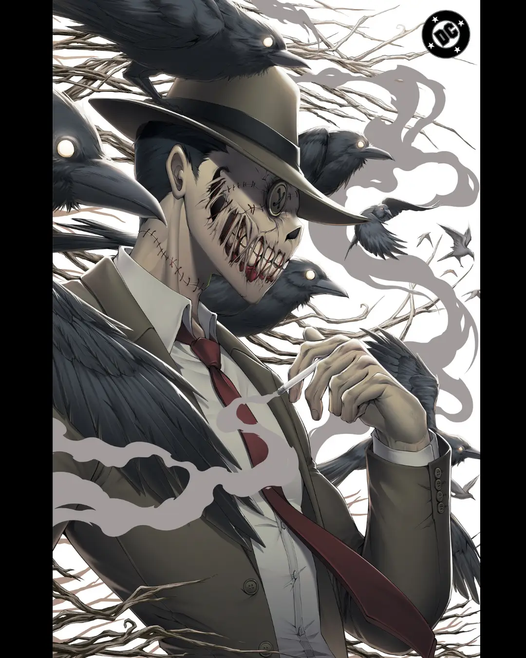 Absolute Batman #19 comic book by Jams Fortress Comics featuring Rachta Lin exclusive spot foil white virgin cover art.