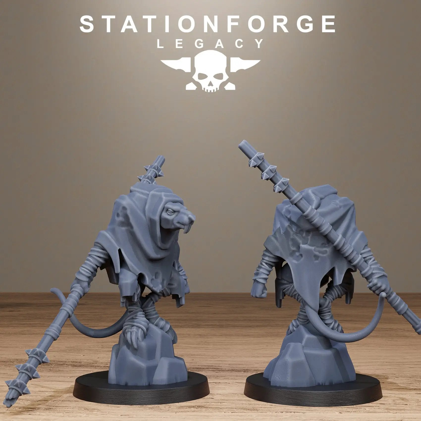 3D Printed Rotfang Plague Bearers by Stationforge Legacy Miniatures by Last Hope Miniatures