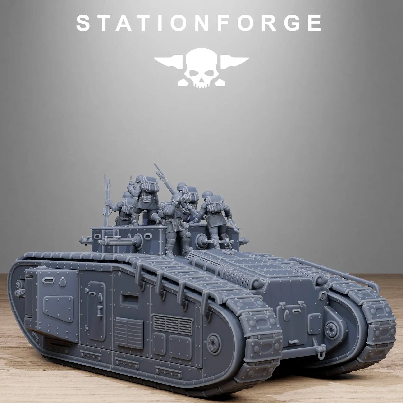 3D Printed FreeGuard Heavy Tank by Stationforge Miniatures by Last Hope Miniatures