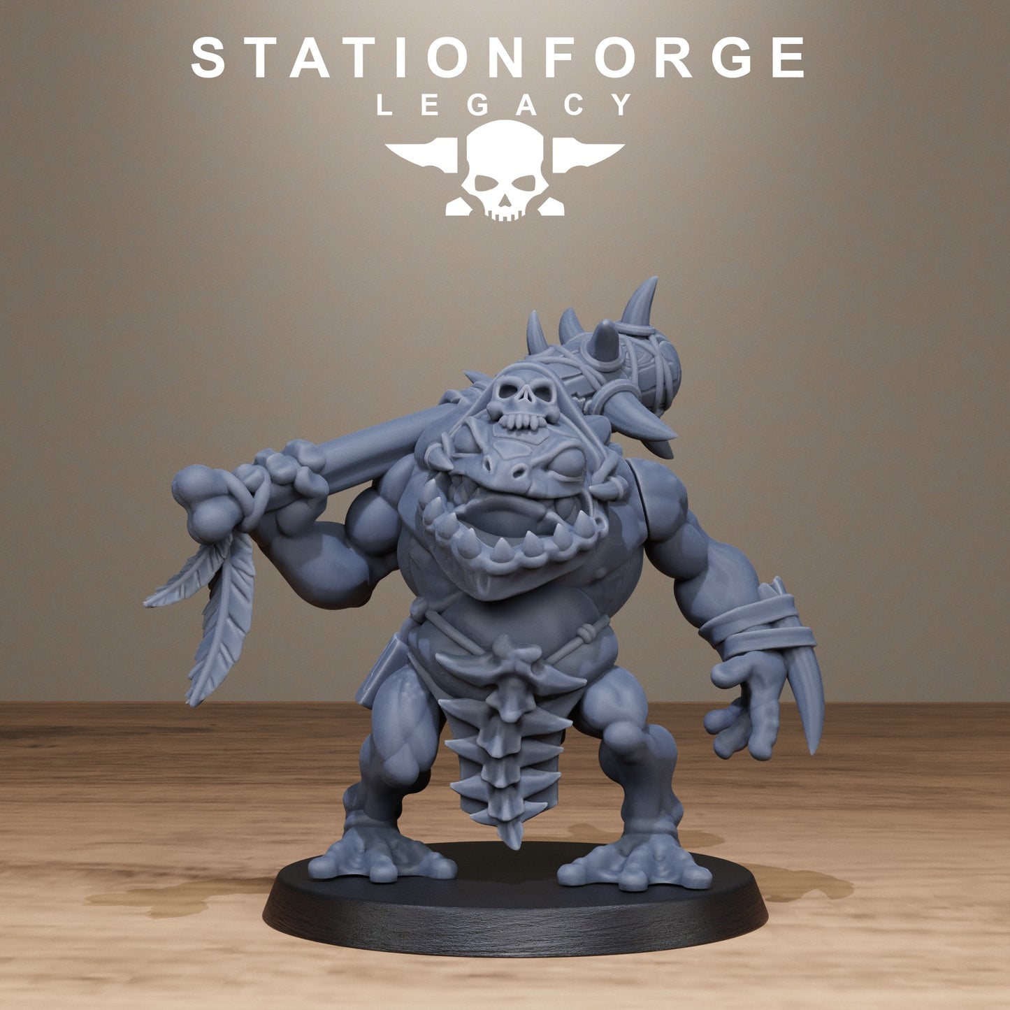 3D Printed Bogkin Ogres by StationForge Miniatures