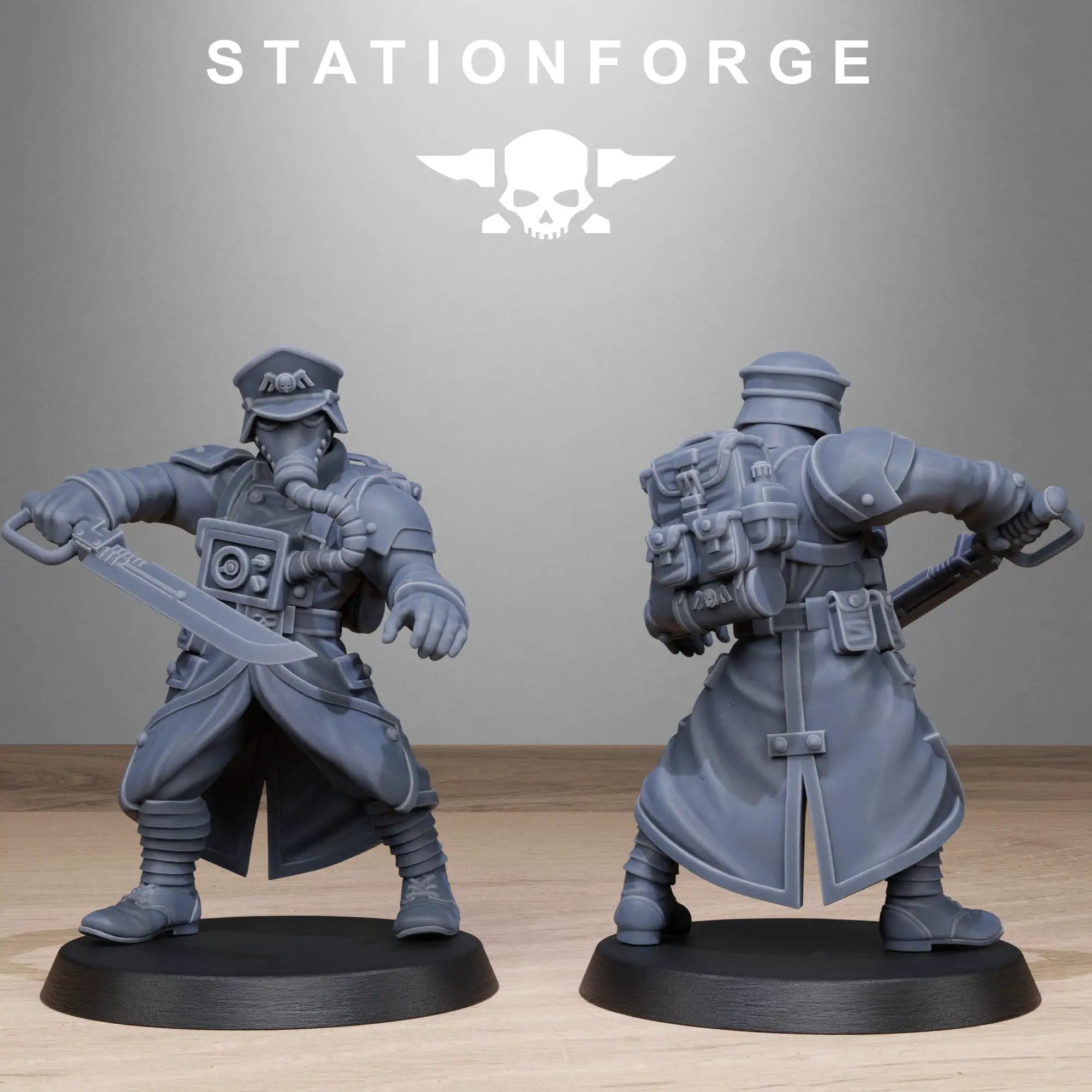 3D Printed GrimGuard Vigils by StationForge Miniatures by Last Hope Miniatures