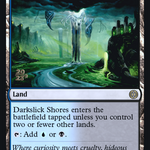 Darkslick Shores (PRE-250) - Phyrexia: All Will Be One Promos Foil