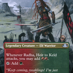 Radha, Heir to Keld (DMR-446) - Dominaria Remastered (Borderless)