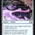 Unlicensed Hearse (PRE-246S) - Streets of New Capenna Promos Foil