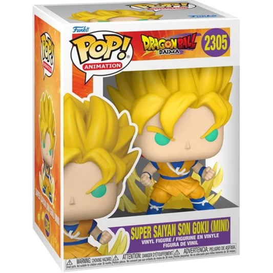 Dragon Ball Daima Super Saiyan Son Goku (Mini) Funko Pop! Vinyl Figure #2305 +PROTECTOR