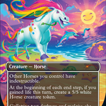 Crested Sunmare (SLD-1228) - Secret Lair Drop (Borderless)