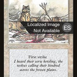 Tundra Wolves (4BB-053) - Fourth Edition Foreign Black Border