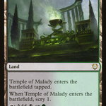 Temple of Malady (ONC-169) - Phyrexia: All Will Be One Commander