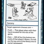 Truth or Dare (CMB1-032) - Mystery Booster Playtest Cards 2021