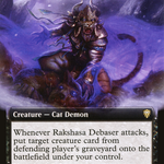 Rakshasa Debaser (CMR-654) - Commander Legends: (Extended Art)