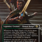 Aragorn, Company Leader (LTR-410) - The Lord of the Rings: Tales of Middle-earth (Borderless)