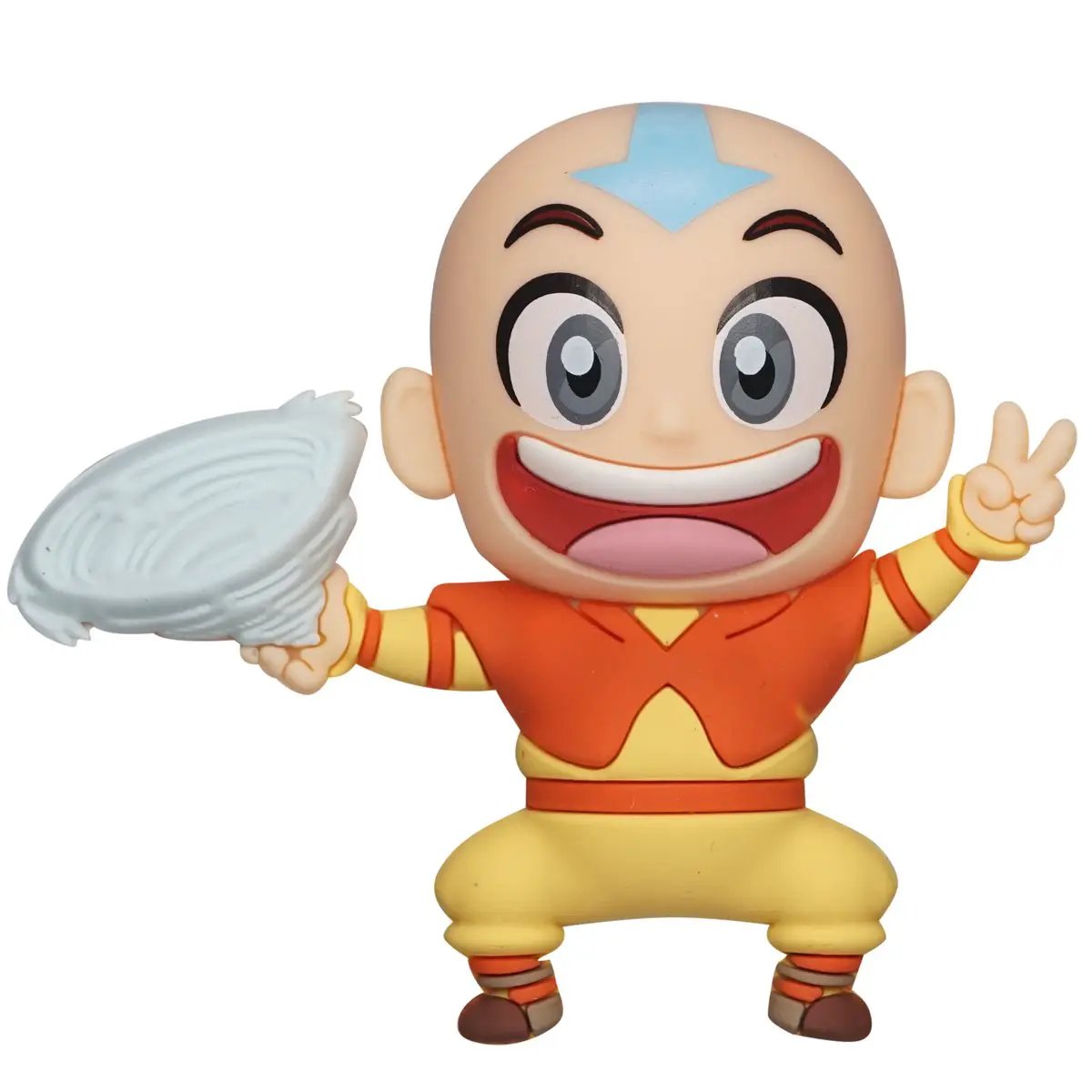 Aang 3D foam magnet from Avatar: The Last Airbender featuring a colorful, detailed depiction of the character in a dynamic pose.