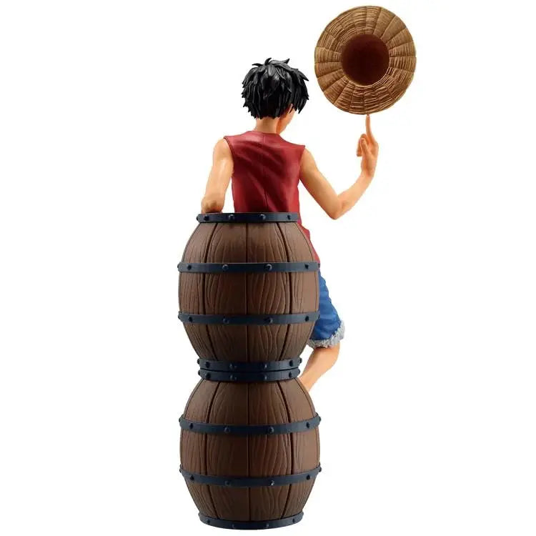 Monkey D. Luffy One Piece figure from Ichibansho Masterlise series, detailed anime character collectible with vibrant colors.