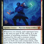 Mishra, Claimed by Gix (PRE-216S) - The Brothers' War Promos Foil