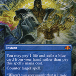 Force of Will (Borderless) (DMR-418) - Dominaria Remastered (Borderless)