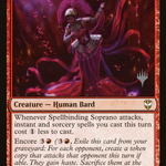 Spellbinding Soprano (PPSNC-53P) - New Capenna Commander Promos Foil