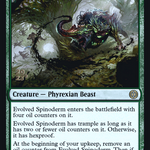 Evolved Spinoderm (PRE-166) - Phyrexia: All Will Be One Promos Foil