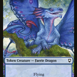 Faerie Dragon (CLB-006) - Battle for Baldur's Gate Tokens