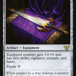 Sword of Vengeance (NEC-164) - Neon Dynasty Commander