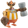 One Piece Chopper Robo Super 04 Kung Fu Tracer action figure from THE MIGHTY HOBBY SHOP, showing Chopper in kung fu stance with detailed features.