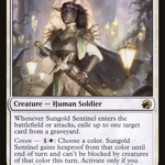 Sungold Sentinel (PPMID-37P) - Innistrad: Midnight Hunt Promos
