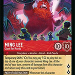 Ming Lee - Giant Red Panda (129/204) - Attack of the Vine Cold Foil