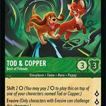 Tod & Copper - Best of Friends (94/204) - Attack of the Vine Cold Foil