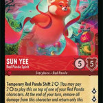 Sun Yee - Red Panda Spirit (119/204) - Attack of the Vine Cold Foil
