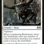 Lumbering Battlement (PRE-15S) - Ravnica Allegiance Promos Foil