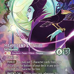 Maleficent & Diablo - Evil Incarnate (Enchanted) (235/204) - Attack of the Vine Holofoil