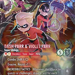 Dash Parr & Violet Parr - Super Siblings (Enchanted) (241/204) - Attack of the Vine Holofoil