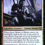 Astor, Bearer of Blades (PRE-194) - Dominaria United Promos Foil