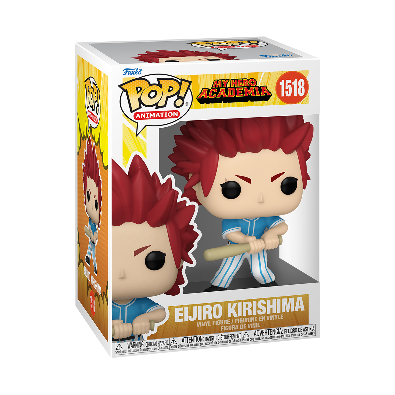 POP! Animation: My Hero Academia: Hero League Baseball - Kirishima by THE MIGHTY HOBBY SHOP