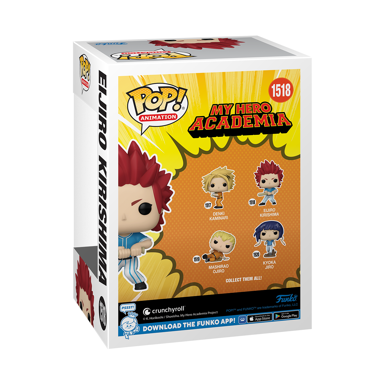 POP! Animation: My Hero Academia: Hero League Baseball - Kirishima by THE MIGHTY HOBBY SHOP