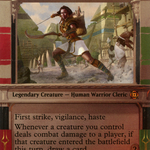 Samut, Vizier of Naktamun (MAT-095) - March of the Machine: The Aftermath: (Showcase) (Borderless)