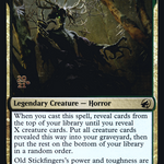 Old Stickfingers (PRE-234S) - Innistrad: Midnight Hunt Promos Foil