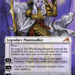 The Wandering Emperor (NEO-303) - Kamigawa: Neon Dynasty (Borderless)