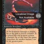 Pit Scorpion (4BB-153) - Fourth Edition Foreign Black Border