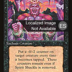Spirit Shackle (4BB-163) - Fourth Edition Foreign Black Border