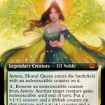 Arwen, Mortal Queen (LTR-367) - The Lord of the Rings: Tales of Middle-earth: (Extended Art)