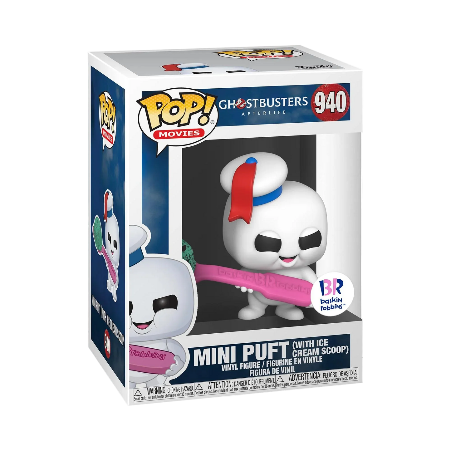 Funko Pop! Ghostbusters Mini Puff vinyl figure packaging on a white background