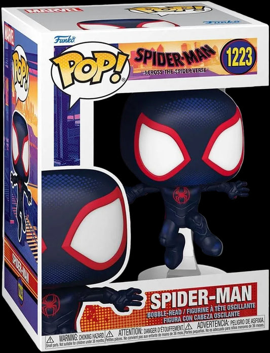 Funko Pop! Spider-Man figure in packaging with visible branding