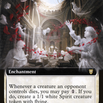 Haunted Library (VOC-044) - Crimson Vow Commander: (Extended Art)