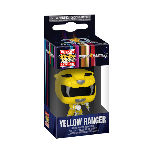 POP! Keychain: MMPR 30th - YLW Ranger by THE MIGHTY HOBBY SHOP