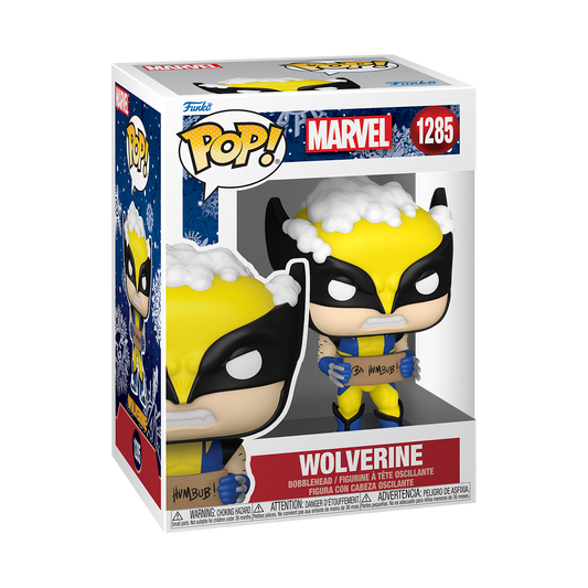 POP! Marvel: Holiday - Wolverine w/ Sign