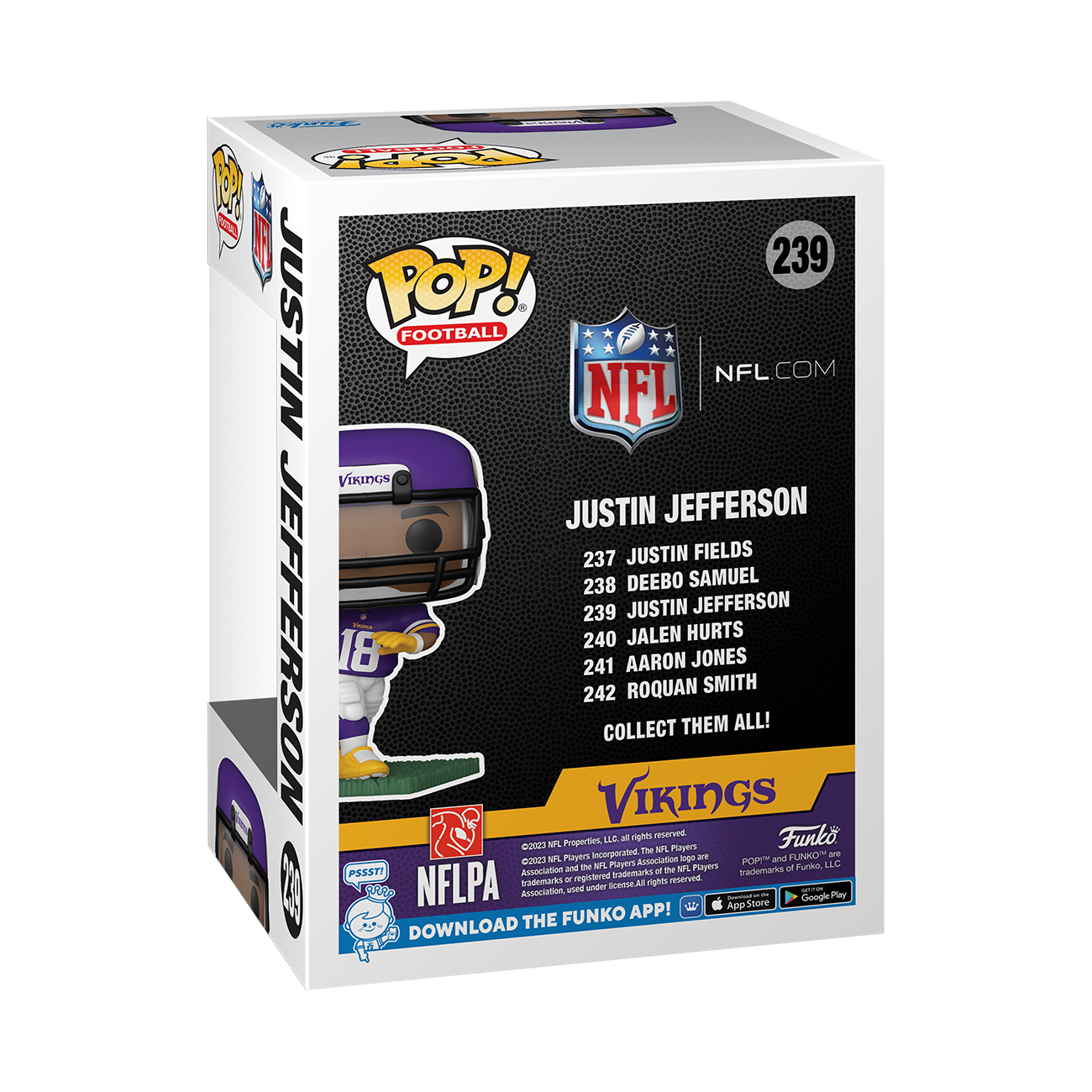 POP! NFL: Vikings- Justin Jefferson by THE MIGHTY HOBBY SHOP